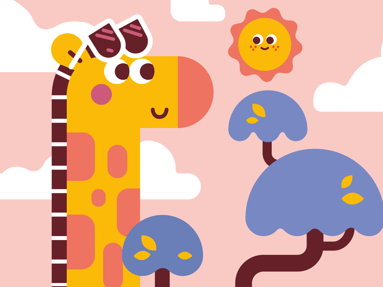 giraffe Savannah