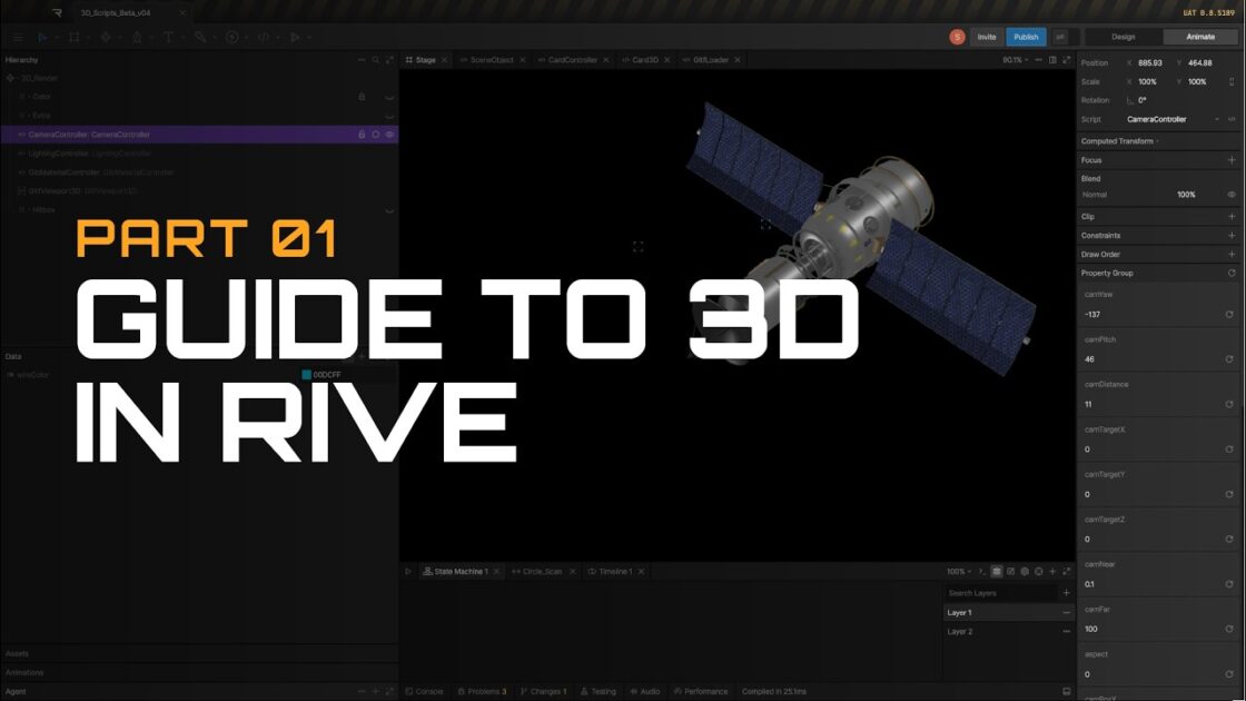 Guide To 3D in Rive