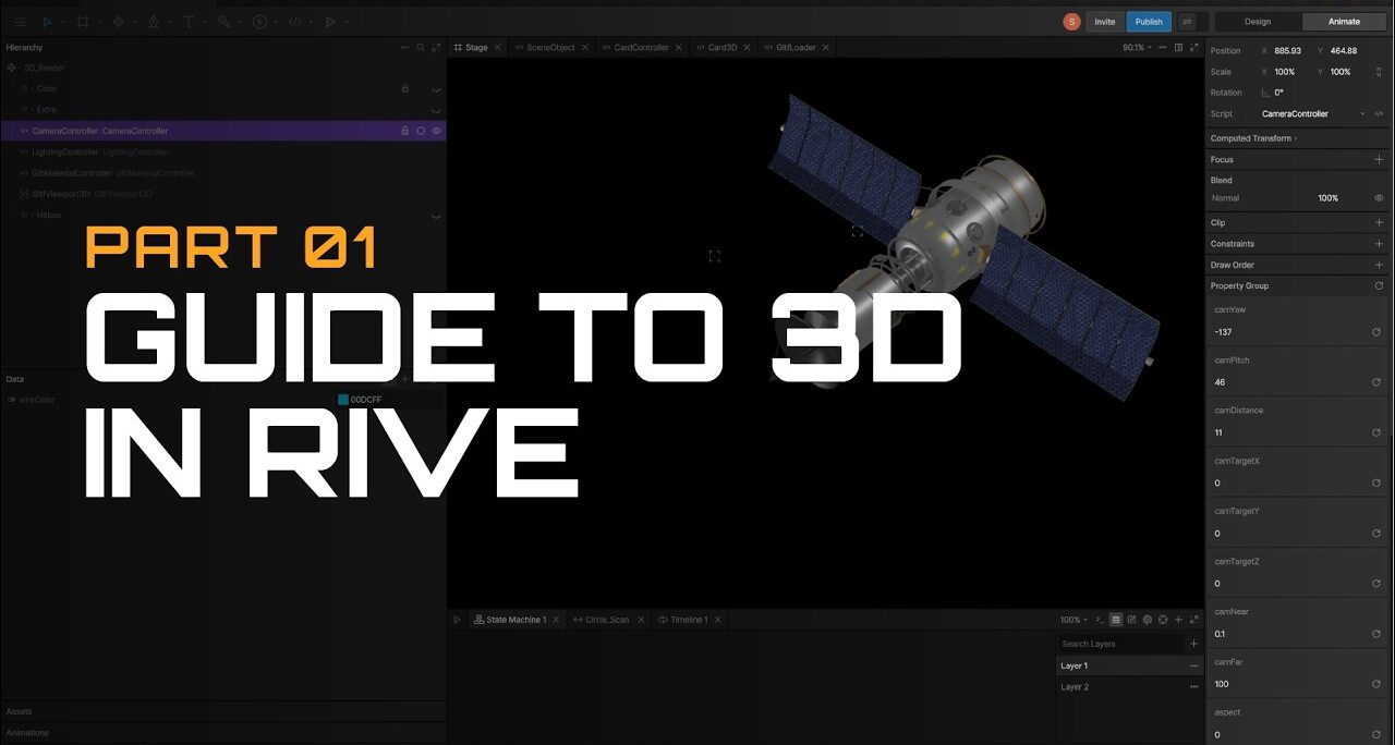Guide To 3D in Rive