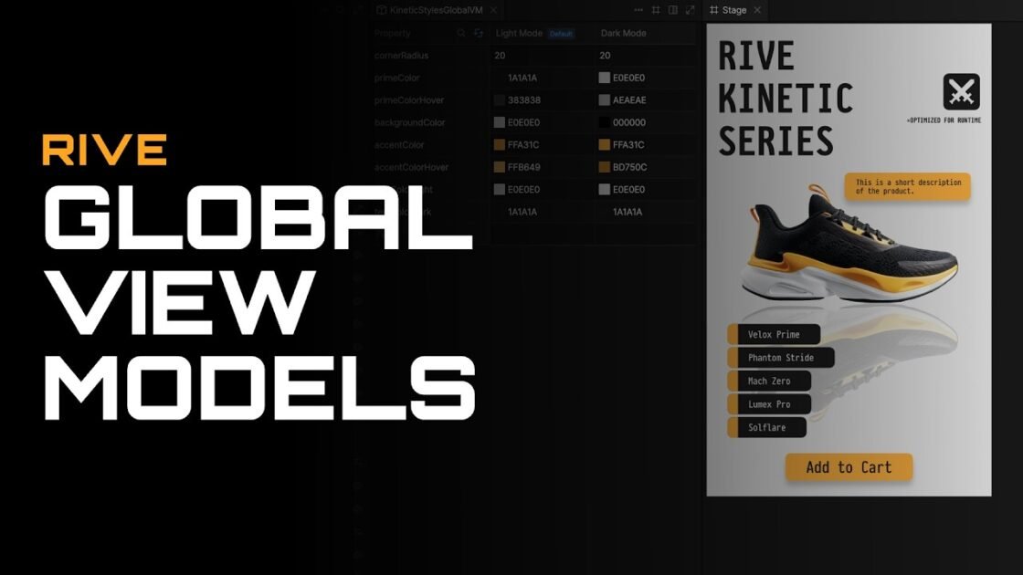 Global View Models in Rive